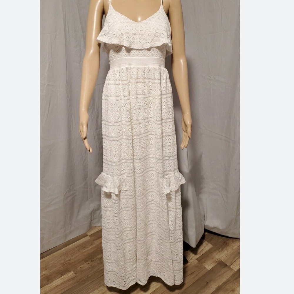Maternity dress - L - A Pea In the Pod maxi maternity dress